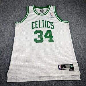Vintage Reebok Boston Celtics Paul Pierce #34 Jersey Size Large NBA  Basketball